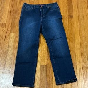 Gloria Vanderbilt Dark Blue Straight Leg Jeans